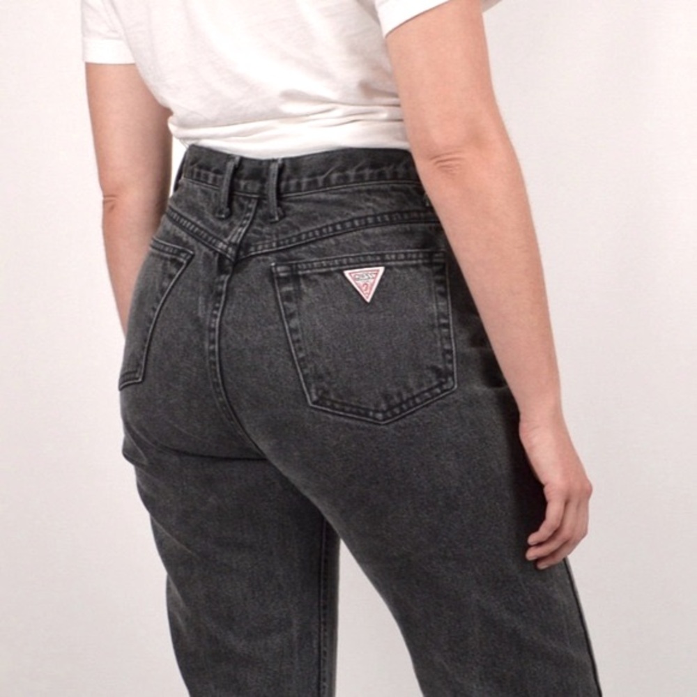 Vintage Guess by George Marciano Black Straight Leg Jeans